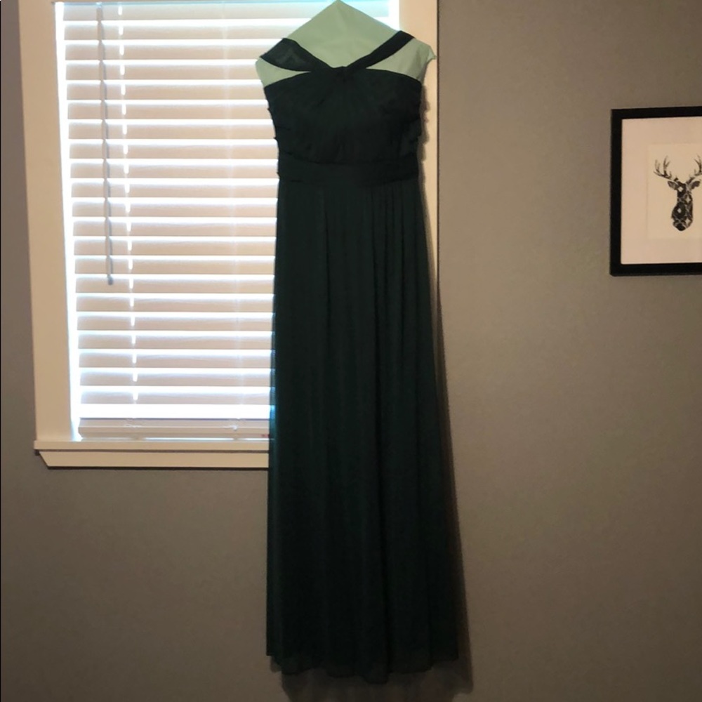 David’s Bridal Bridesmaid dress- Color Juniper